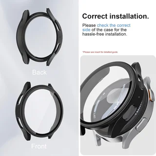 کاور لیتوو مدل Protector مناسب برای ساعت هوشمند سامسونگ Galaxy Watch 7 44mm به همراه محافظ صف-9.webp
